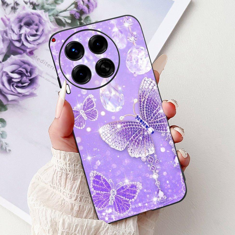 Black For Tecno Camon 30 CL6 CL6k Phone Case For Techno Camon 30 5G CL7 Cover Luxury Fashion Funny Cute Funny Painted Soft TPU