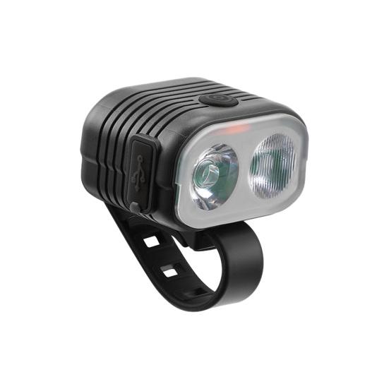 2 In 1 Bicycle Horn Light Rechargeable USB Charging LED Bicycle Light MTB Mountain Road Bike Front Lamp Cycling Equipment