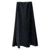 Tall Acetate Satin Hot Diamond Skirt Women's Spring New French High Waist Skinny Hips Fish Tail Dress