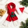 2Pcs/Set Winter Dog Scarf Collar Christmas Cat Scarf Hat Small Dog Accessories  for Puppy Kitten