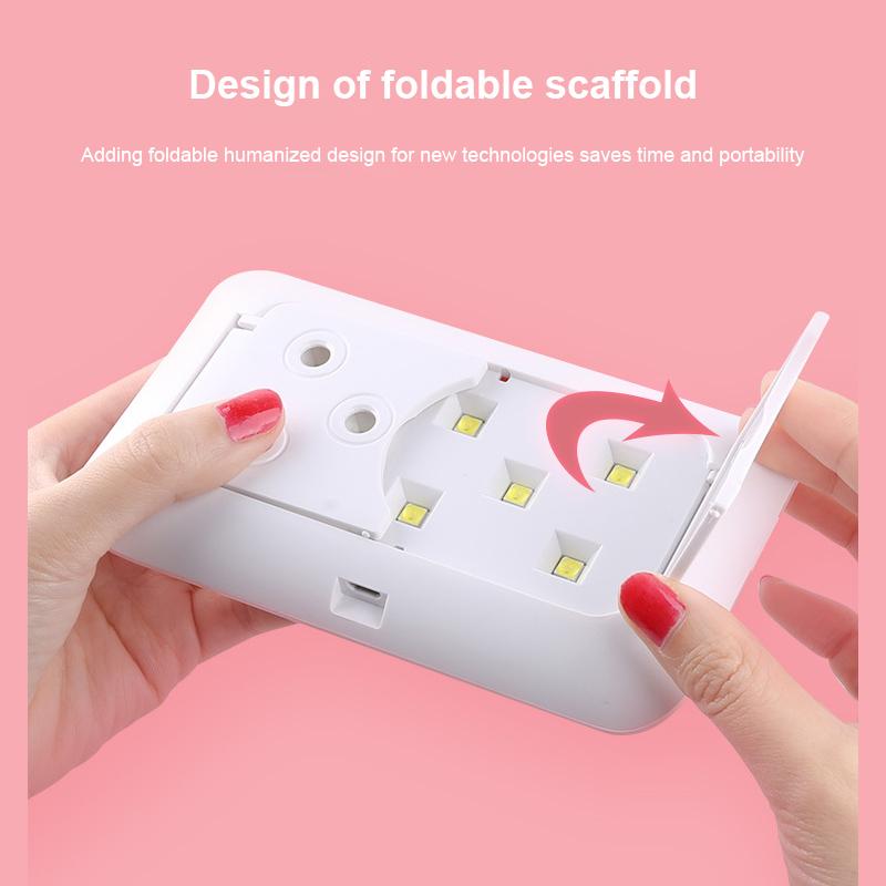 Foldable 36W LED UV LED Nail Dryer Machine Portable Home Use Nail Lamp For Quick Dry Gel Nail Polish Art Light Salon Tool