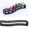 Wooden Wooden Wine Glass Rack Black Drinks Serving Board Reusable Cup Holders Stand  Home