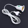 3/5/10m Garden Lamp Holder with On/Off Switch - E27 EU Plug Hanging Light for Indoor Plants & Desk Use, Adjustable Cable