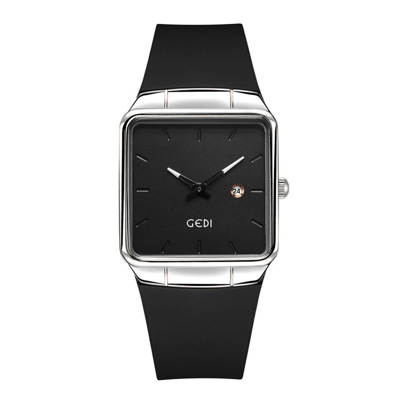 Simple And High-Value Silicone Watch Large Plate Calendar High-End Women S Watch Fashion Waterproof Quartz Watch