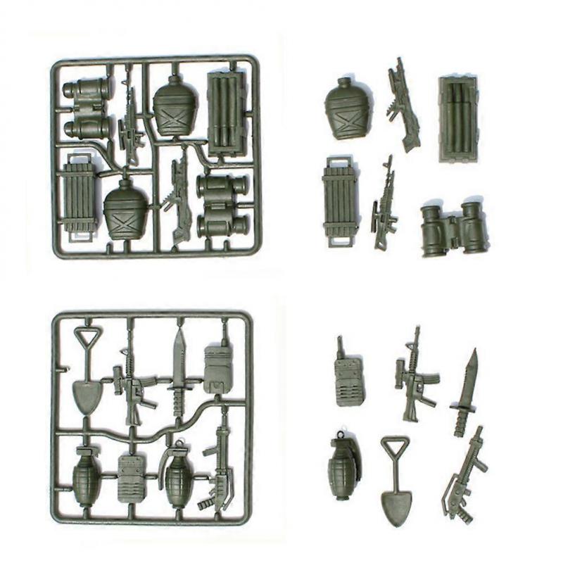307 Teile Militär Plastiksoldaten Modell Spielzeug Männer Figuren Zubehör Set Dekoration Spielset