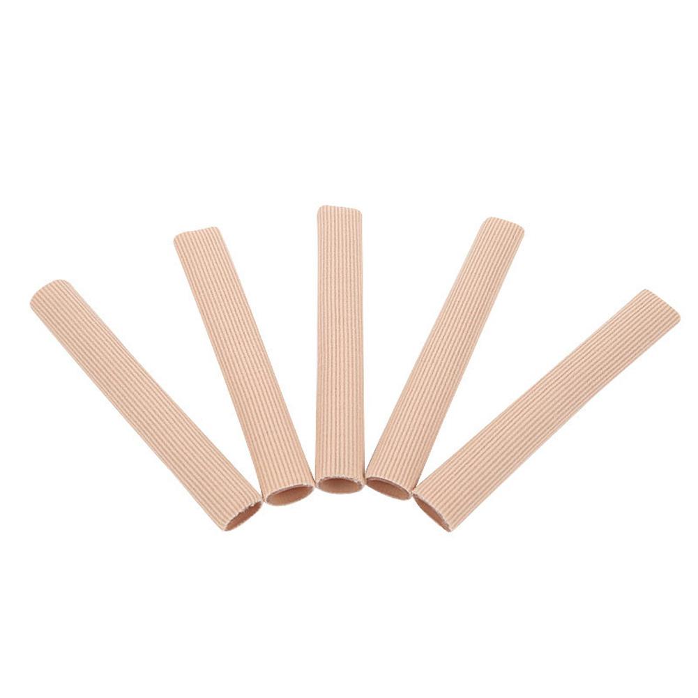 Finger Toe Cover Protector Fabric Gel Skin Color Tube Bandage Pain Relief Guard