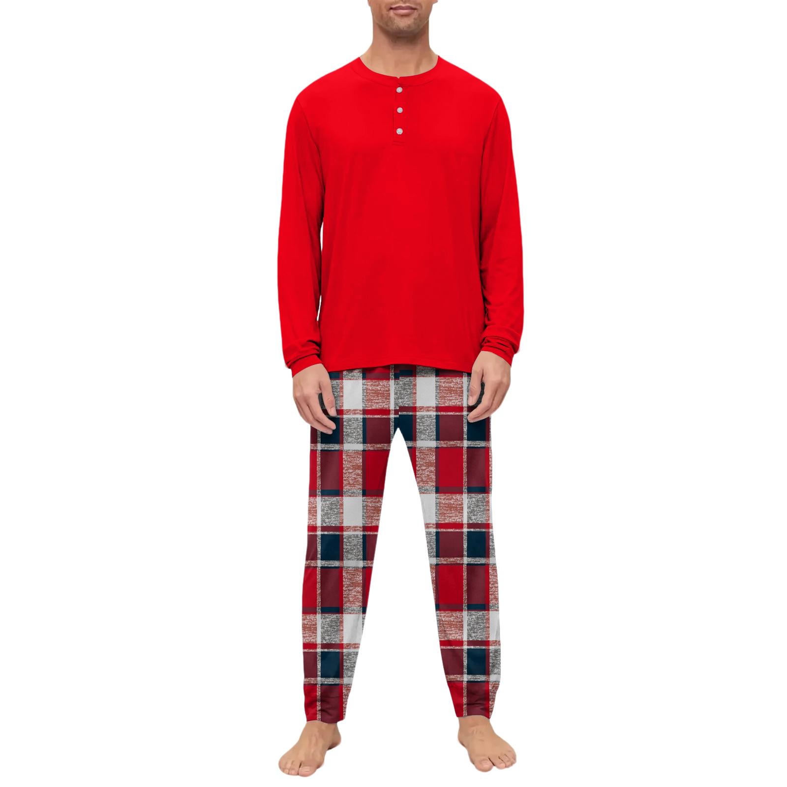 

Мужской пижамный комплект, с длинным рукавом и длинными брюками, двухпредметный комплект XXL