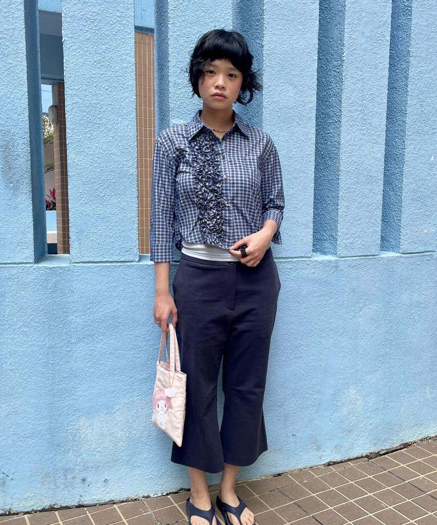 Kikoji Ankle Length Pants Navy