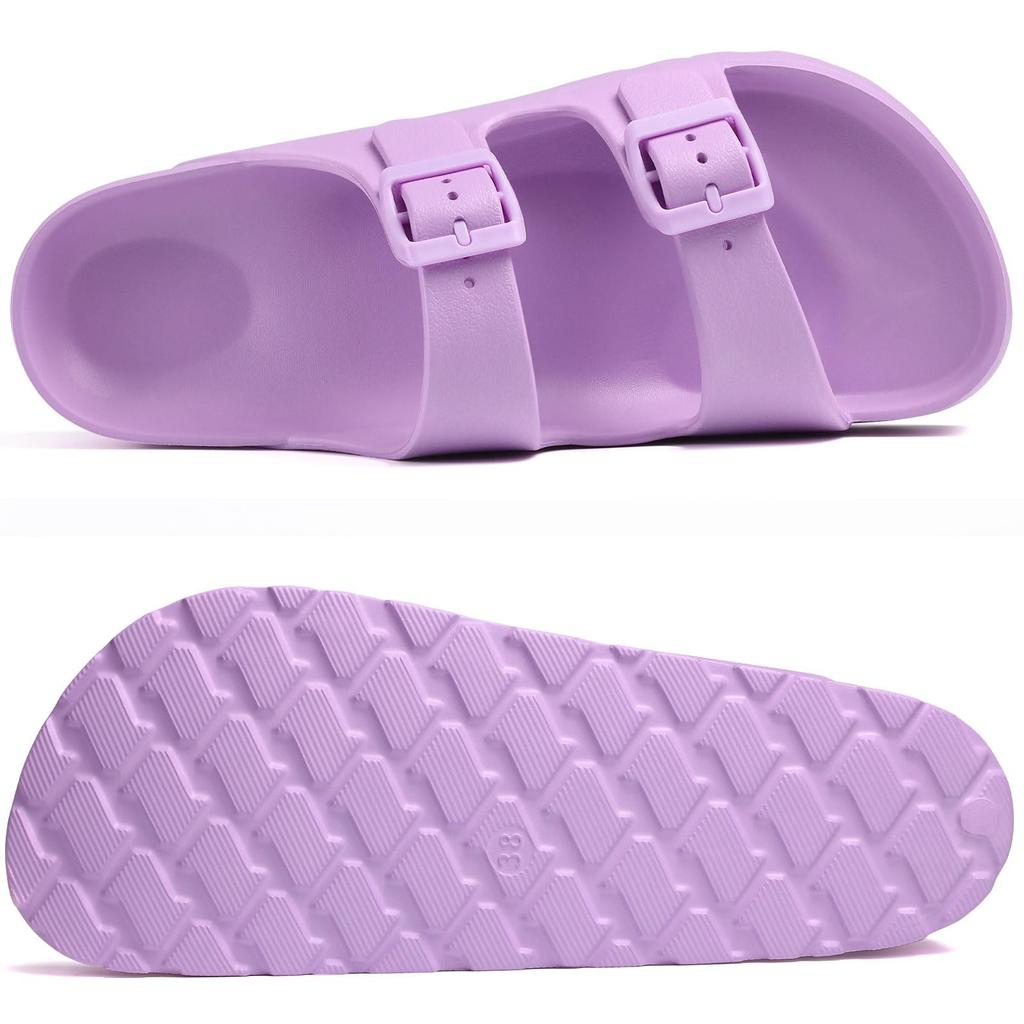 Fashion Litfun Women's Sumemr Platform Sandals Outdoor Anti-slip Beach Shoes With Arch Support Soft EVA Slides Comfy Lady House Slippers