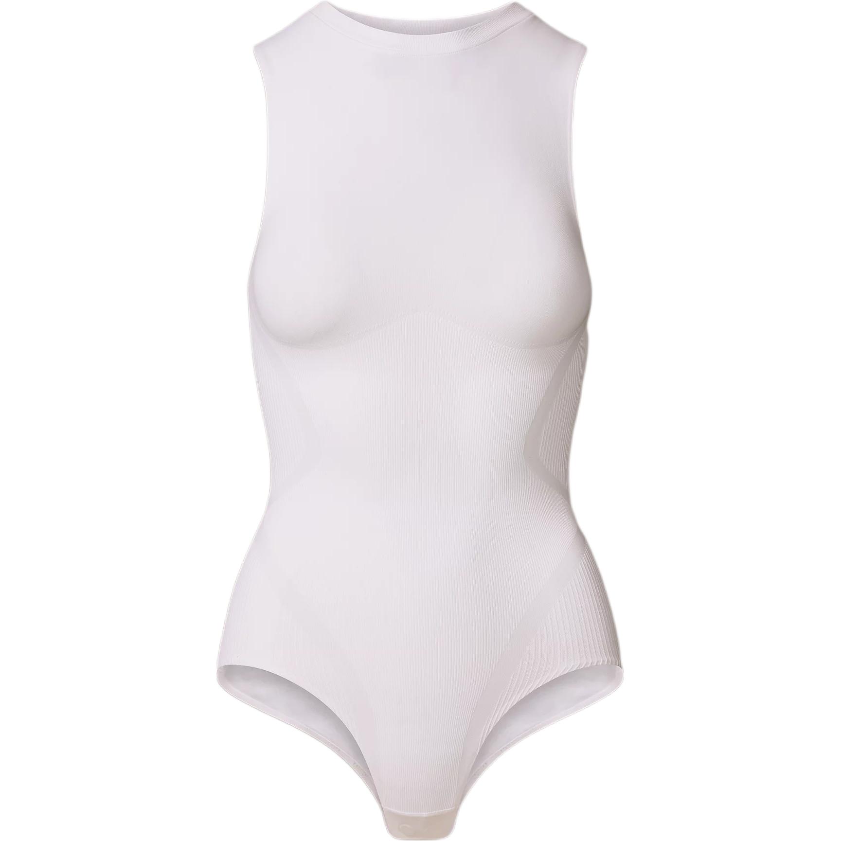 

Calvin Klein Удобный Мягкий Облегающий Универсальный Боди с Круглым Вырезом Женский боди LV00QF8325-100 XS