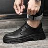 High Quality Men Genuine Leather Casual Shoes All-match Simple Male Sneakers Fashion Elegantes Oxford Shoes Comfy Business Shoes