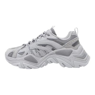 Interaction V2 Poliéster Piel Sintética Clásico Versátil Caña Baja Zapatillas Tipo Papá Unisex Grises 1RM02723H050