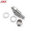 Aluminum Silver AN6 To 5/16 Bulkhead Hose Barb Connector Suitable for Fuel Tanks and Fuel Cells Fuel System 2