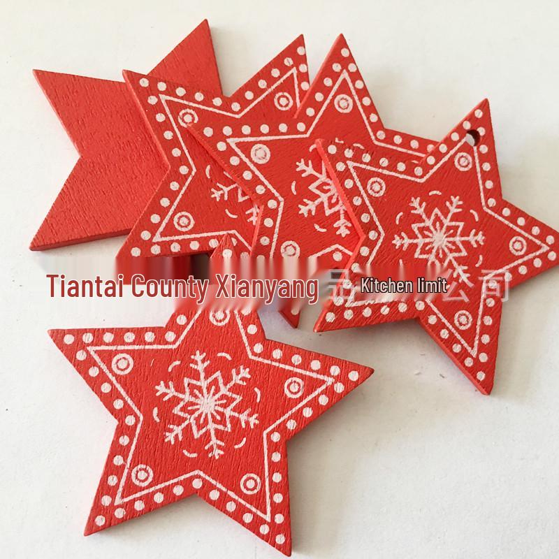 DIY Wooden Christmas Ornaments: Snowflake, Heart, and Star Pendants