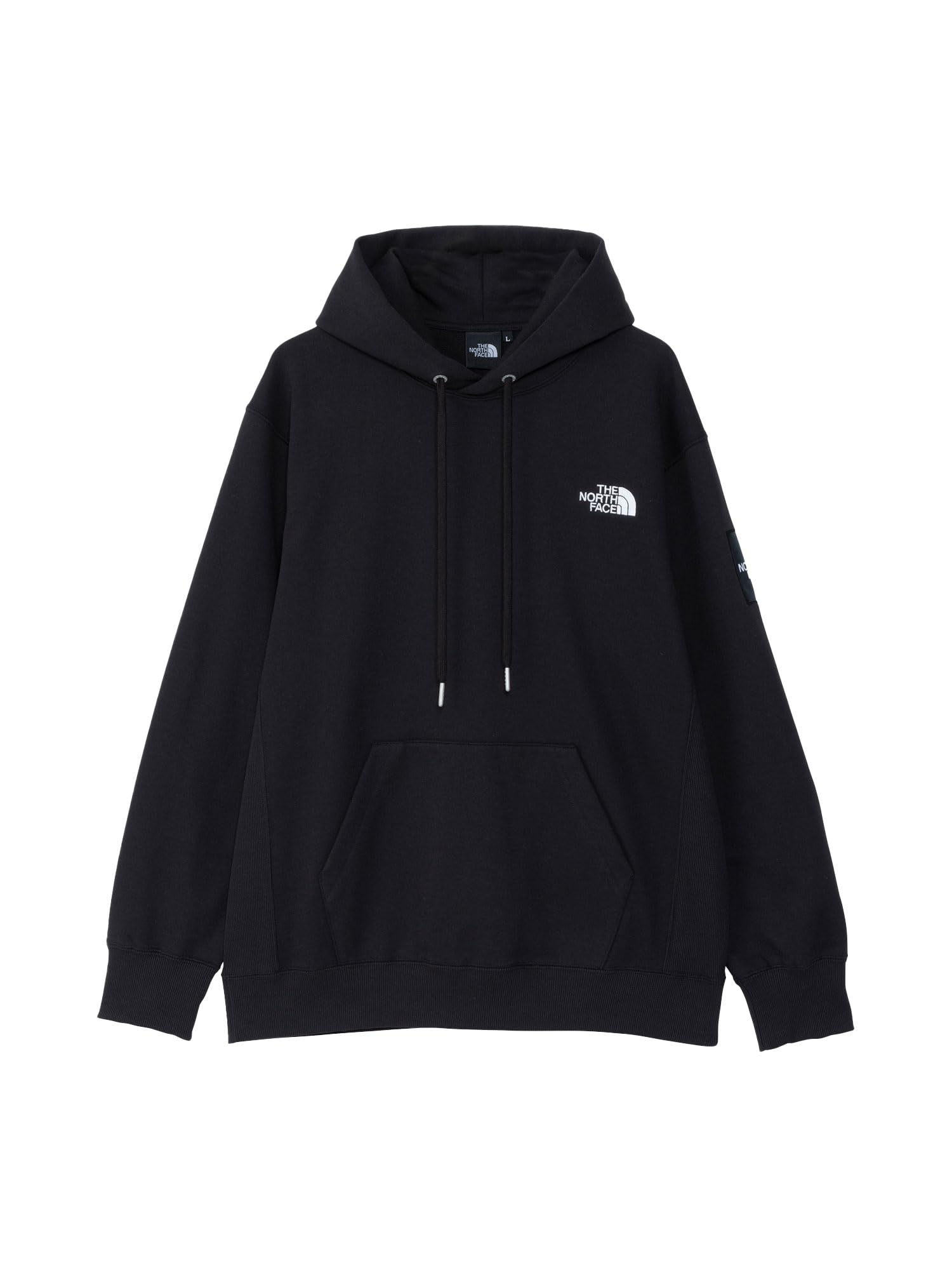 

Толстовка с капюшоном North Square Logo Unisex с флисовой подкладкой, термостойкая, черная, размер XL [The Face] чёрный