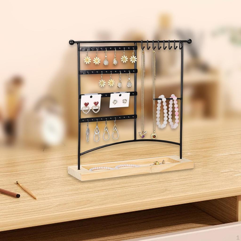 Earrings Organizer Stand Earring Display Convenient Multipurpose Jewelry Holder for