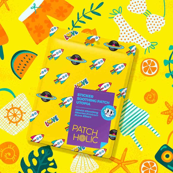 Patch Holic Sticker Soothing Patch Płatki Do Twarzy Łagodzące Utopia 12G