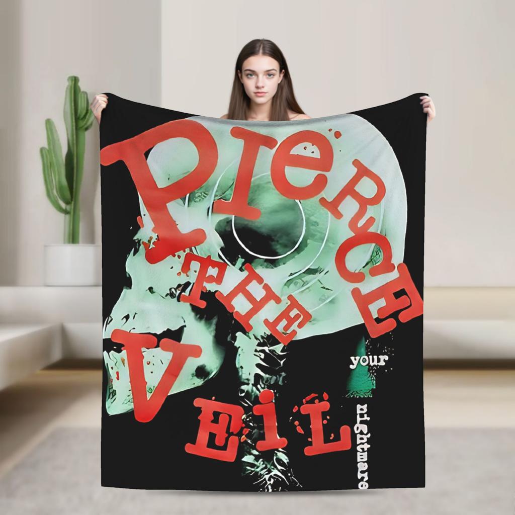 Pierce the Veils  Blankets Quality Warm Soft  Throw Blanket Winter Travel Outdoor Novelty Bedspread