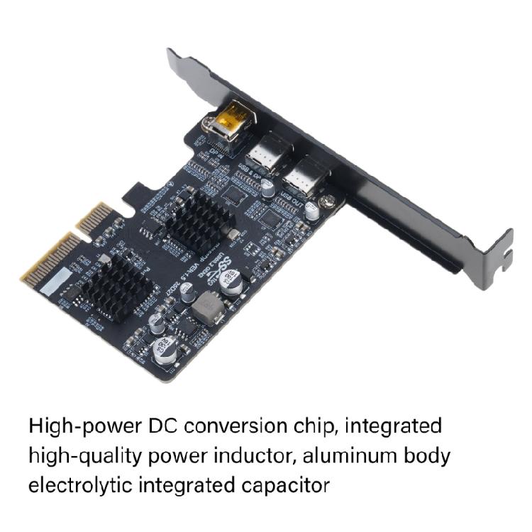 Type C To 4K 60Hz Adapter Card Featuring Two USB 3.2 Ports And 10Gbps Data Transfer
