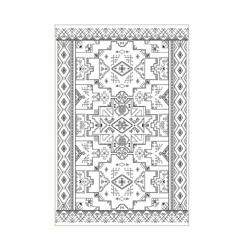 Marocký styl Zesílený plyšový koberec Moderní dekorace obývacího pokoje Koberce Severský dekor ložnice Koberce k posteli Domácí koberce do šatny