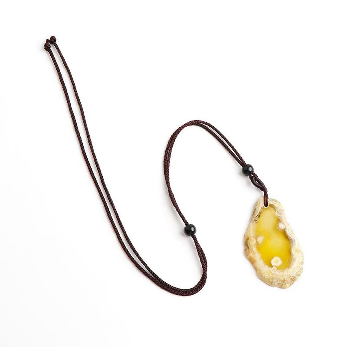 

1Pc, Reiki Healing Crystal Cluster Necklace Pendant, Irregular Quartz Crystal Druzi Charms with Chain Necklaces for Women Men Jewelry, Holiday Crafts 1Pc/20-40×30-70mm жовтий