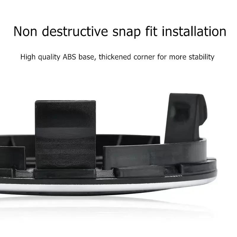 2025 Caldo 4 pezzi 75mm per Mercedes-Benz Classe B/C/E/S Classe A C200L GLC GLK CLA Copricerchi Centrali per Ruote Auto Copertura decora Accessorio