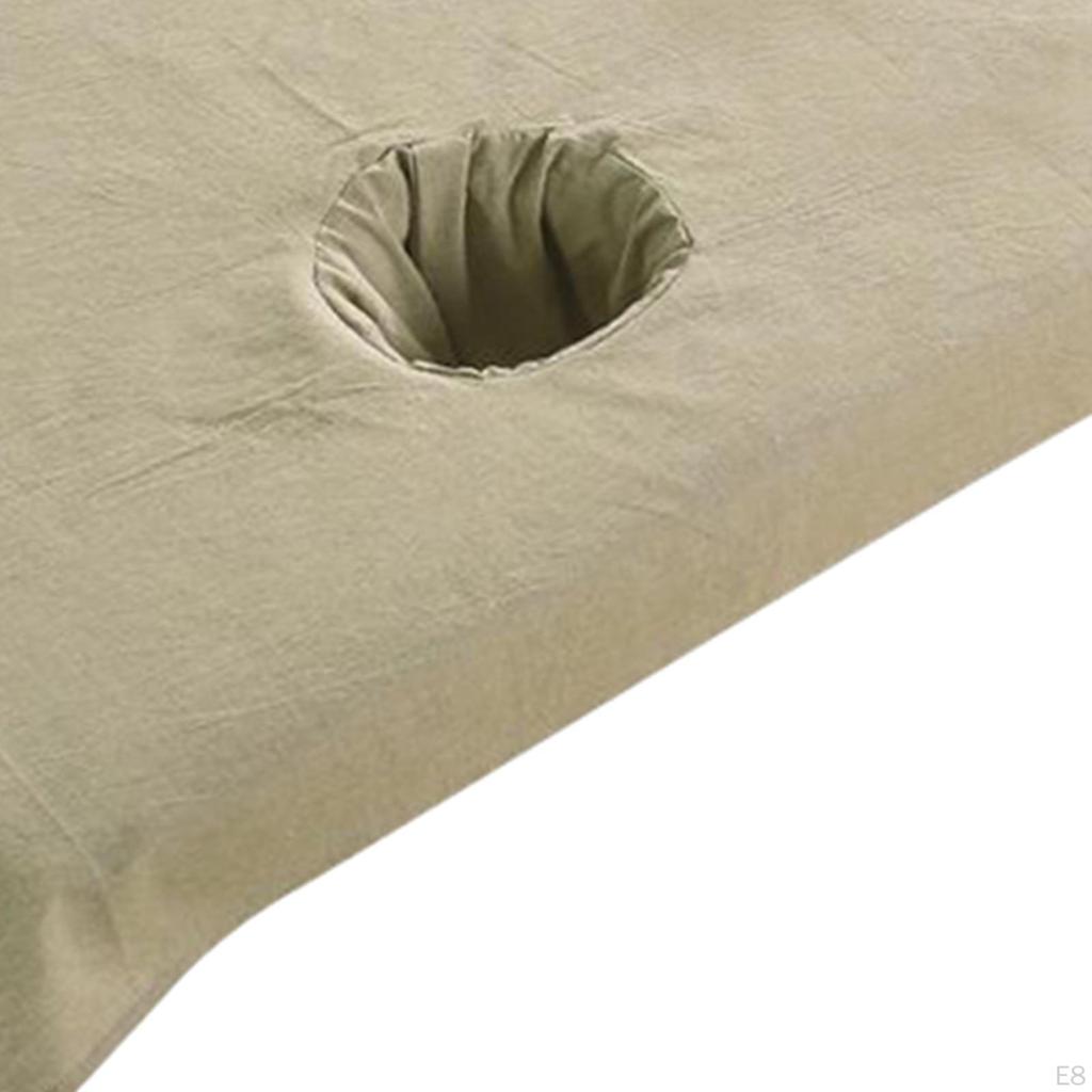 Half Table Cover Beauty Salon Hole Towel