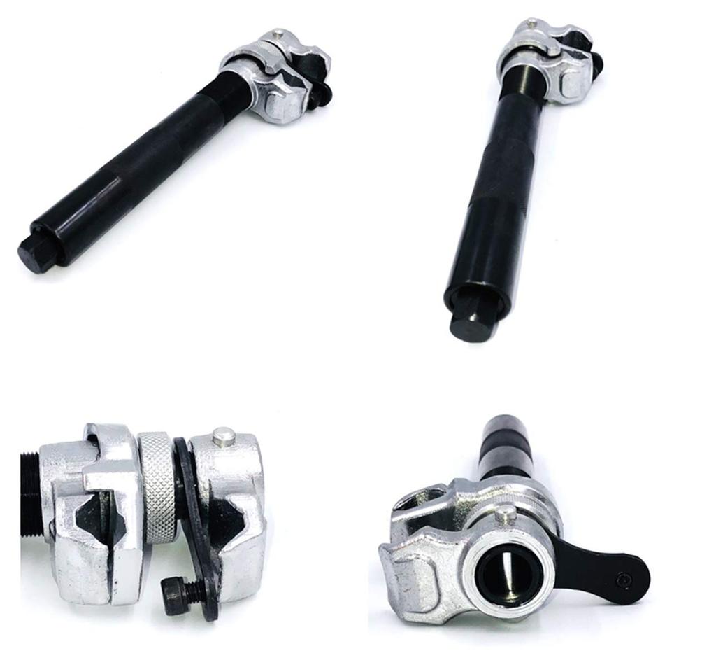 Coil Spring Impact Wrench with for Light and Standard Car Suspension and Strut Replacement Compressor, 2-Jaw Set, Compatible, Stopper,