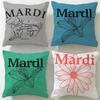 Popular Fashion Brand Mardi Mercredi Cushion Cover Soft  EasyWash Pillow Case  Versatile for Couch Bed Travel and Office
