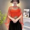 Woman Scarf Shawl Beach Cover-Ups Blouses Sun Protection Cardigan Summer Beach Holiday Cardigan Women Long Blouses Tops