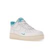 Kith x Nike Air Force 1 Low Hawaii Herren Sneaker Weiß Blau-Lagune Aloe-Verde DC9555-100