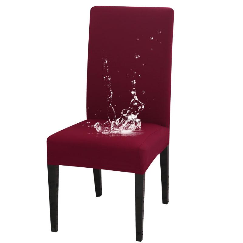 11 Colors Waterproof Chair Cover for Dining Room,stretch Solid Chair Protector for Banquet ,wedding,party,office Chair Slipcover