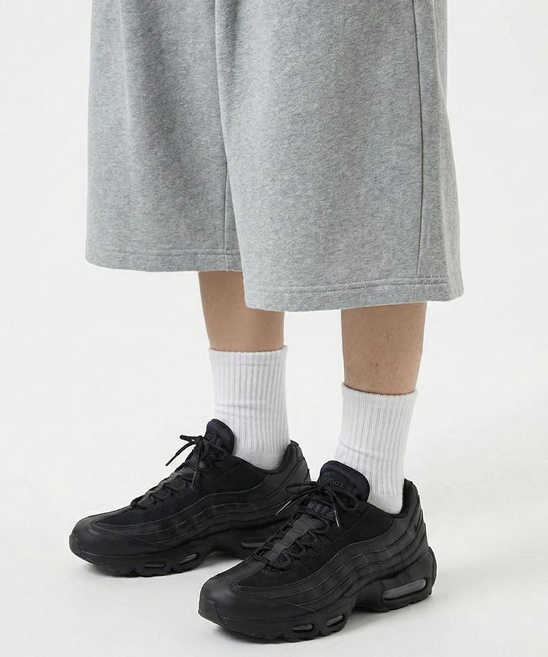 UNDEROFF Balloon Curved Sweatshirt Bermuda Pants Grey