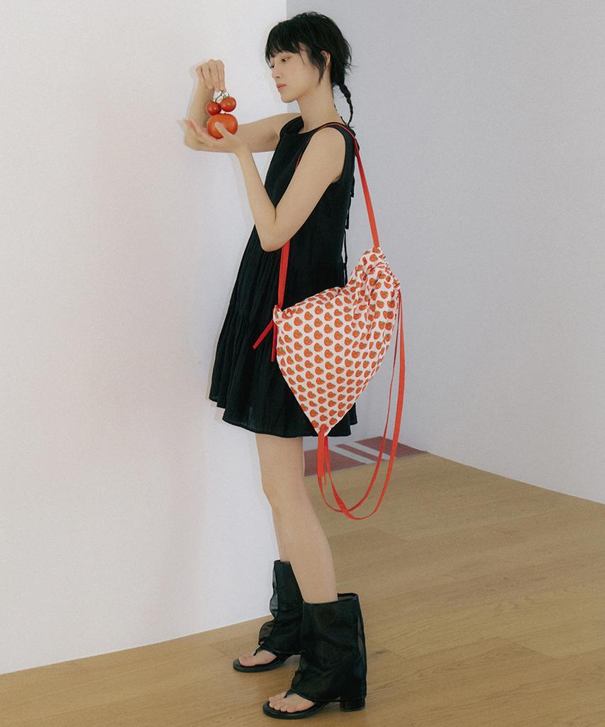 Reorg Woi Tomato String Gym Sack Red