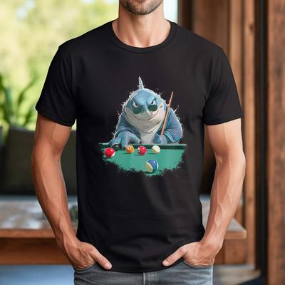 Cool Pool Shark for Billiards Players and Shark Lovers T-Shirt