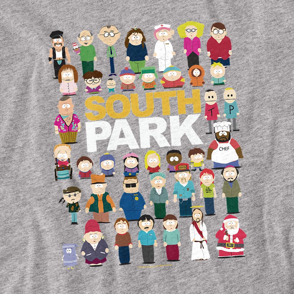 South Park Unisex Adult Full Cast T-Shirt