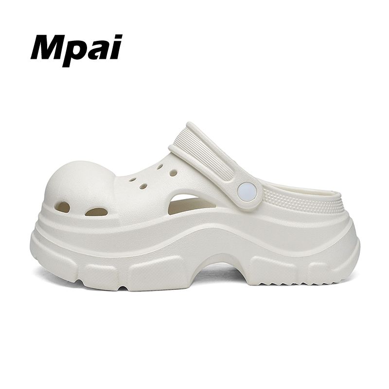

Dream Mickey Big Toe Hole Shoes Baby Boy and Girl Summer Fashion Street Sandals Thick Sole Height Increasing Lightweight Couple Beach Shoes White 36-37