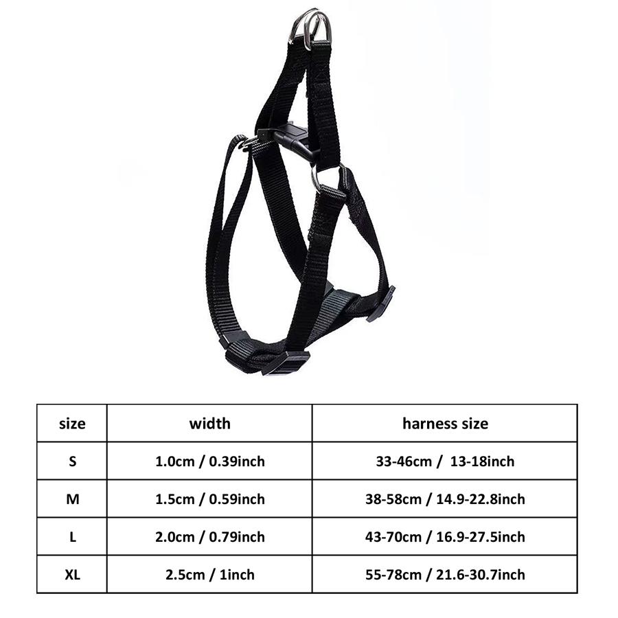Dog Harness Dog Vest Strap Adjustable Triangular Breathable Nylon Harness Dogs Puppy Cats Pet supplies