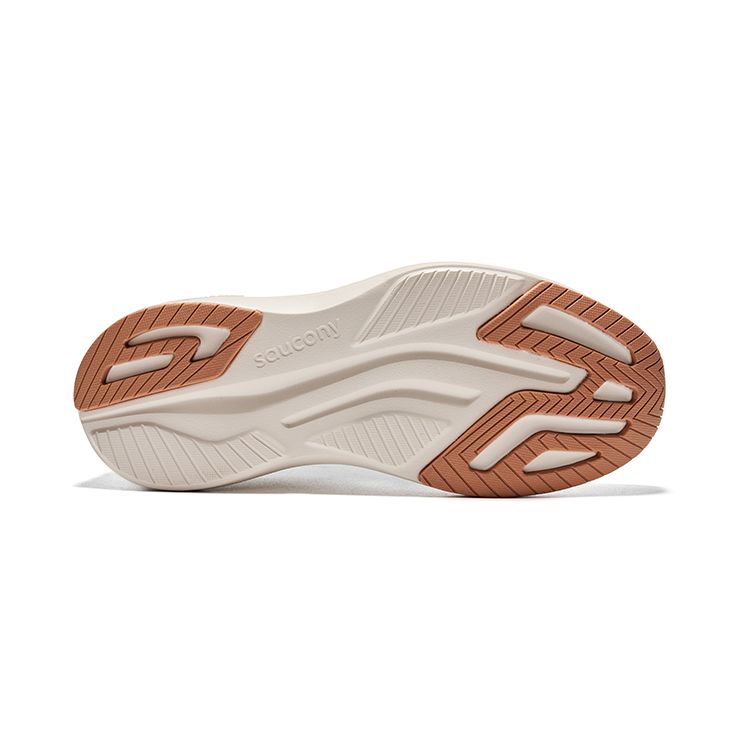 Saucony Lancer Comfortable Breathable PU Mesh Non-Slip Wear-Resistant Low-Top Long-Distance Running Shoes Women sneaker Beige S18190-7