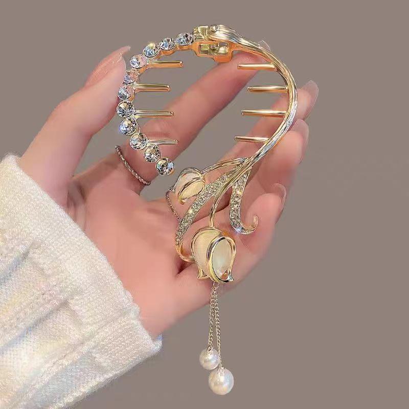 

Супер Блестящая Роскошная Заколка-Бант для Волос для Универсальной Укладки