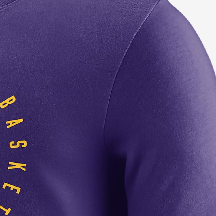 New Nike Nba Los Angeles Lakers Dri Fit T Shirt HF0673-504