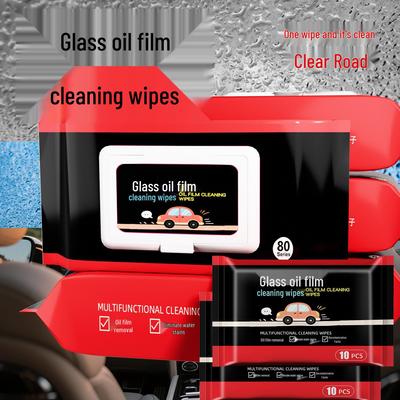 Auto Glasölfilm-Entferner-Tücher - Kein Abwischen für Windschutzscheibe & Innenraumreiniger