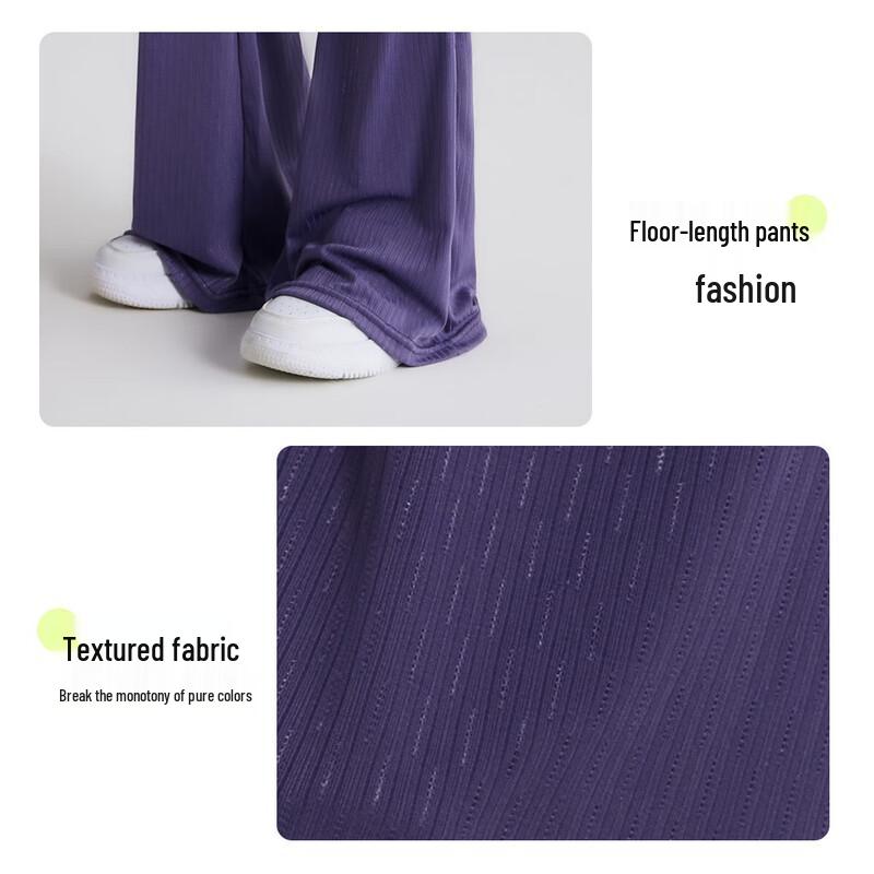 ASK JUNIOR Girls' Summer Lightweight Flare Casual Pants