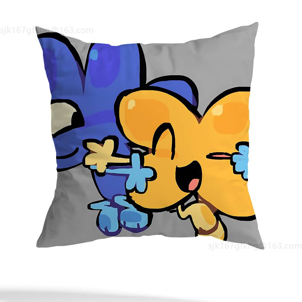 Funny Bfb X and Four pillowcase casual style decoration, suitable for home decoration (excluding pillow core)