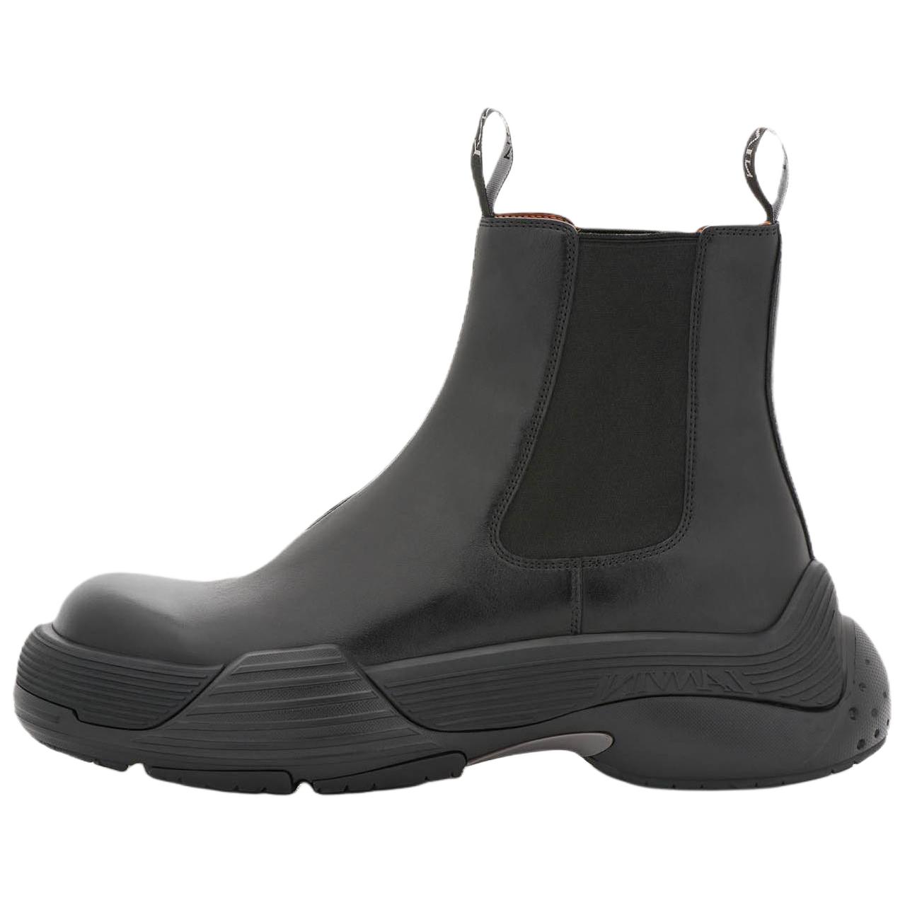 

Lanvin Flash-X Ботинки из смелой кожи Черные Мужские Кроссовки FM-BOSI07-CALF-H221010 43