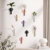 Self Adhesive Wall Mounted Vase DIY Wall Decoration Floral Bouquets Holder Flower Holder  Office