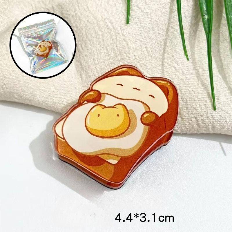 1 STÜCK Neuer Trend Niedlicher Cartoon Capybara Acrylclip Kreative Studententest Büroklammer Snack-Verschlussklammer Bürodokument Pillenbinder