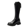 Thick-soled Boots for Women's New Autumn and Winter Small Versatile Boots for Women, But Knee-thin Inner Height-increasing Single Boots
