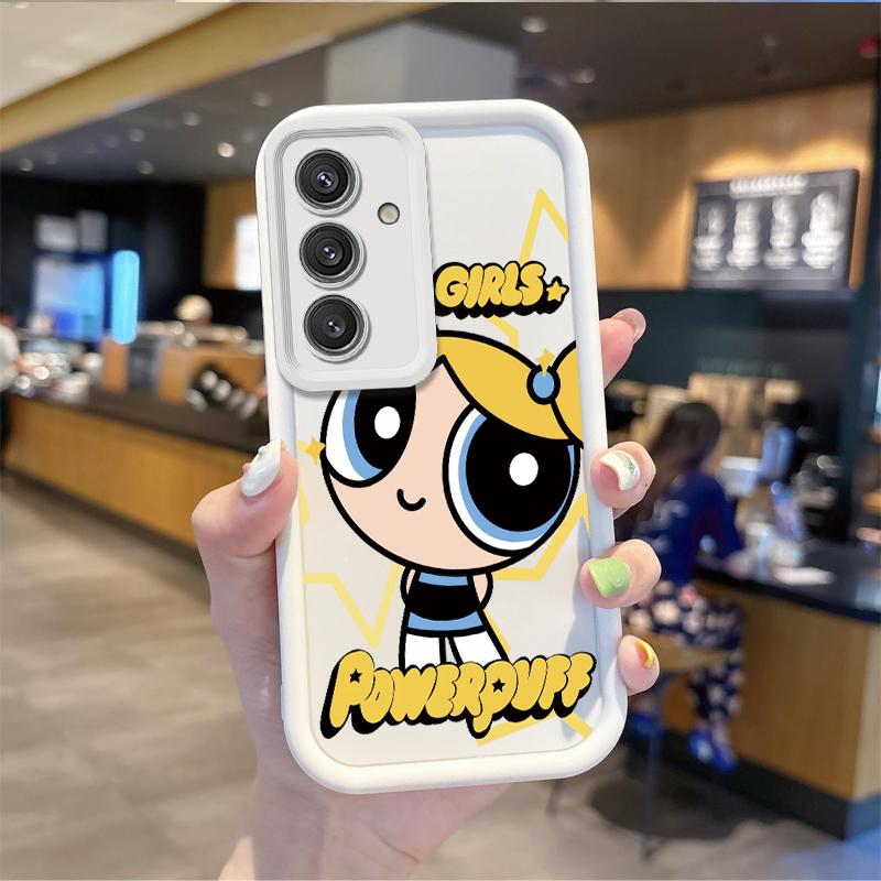 P-Powerpuff Girls Non-Slip Phone Case For Samsung Galaxy A35 A34 A33 A32 5G A31 A30 A24 A23 A22 A13 A12 A05 A03 Shockproof Cover