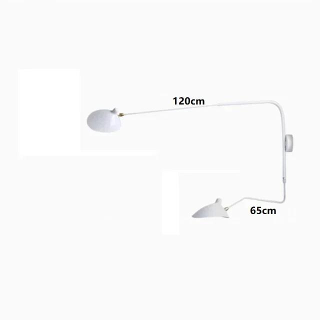 Nordic Modern Minimalist Wall Light Reading Led Lamp Long Living Study Room Bedroom Bedside Arm Adjustable Lighting Decoration